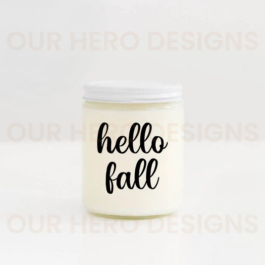 All Natural Soy Candle - 4oz & 8oz