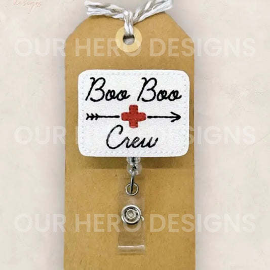 Boo Boo Crew Badge Reel