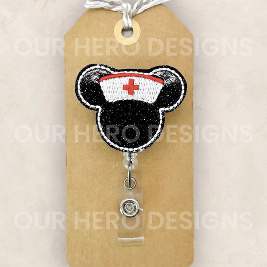 Nurse Mouse Badge Reel