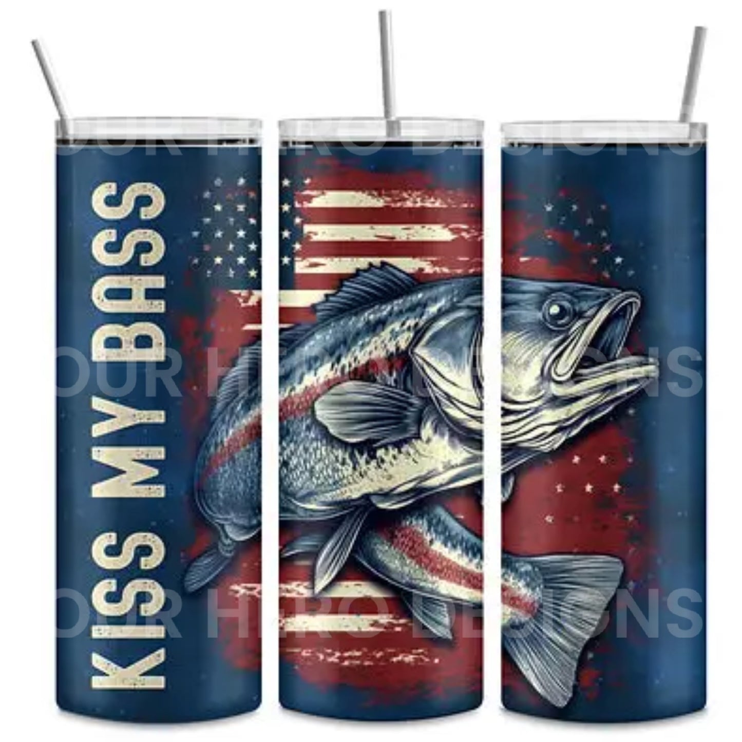 Kiss My Bass - 20oz Tumbler