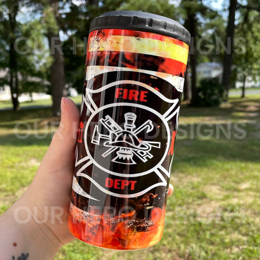 4in1 Steel Tumbler - Firefighter